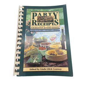 Party Receipts Charleston Junior League 1993 Cookbook SC Recipes